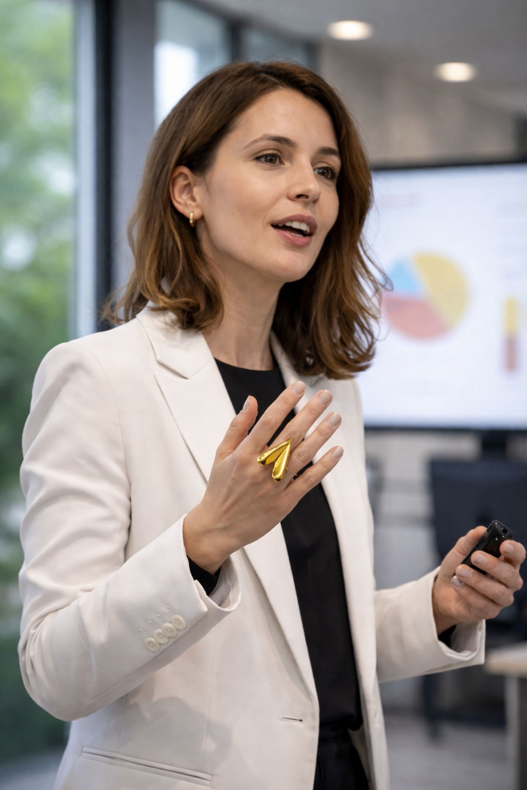 Vector Ring - 18k Gold Plated