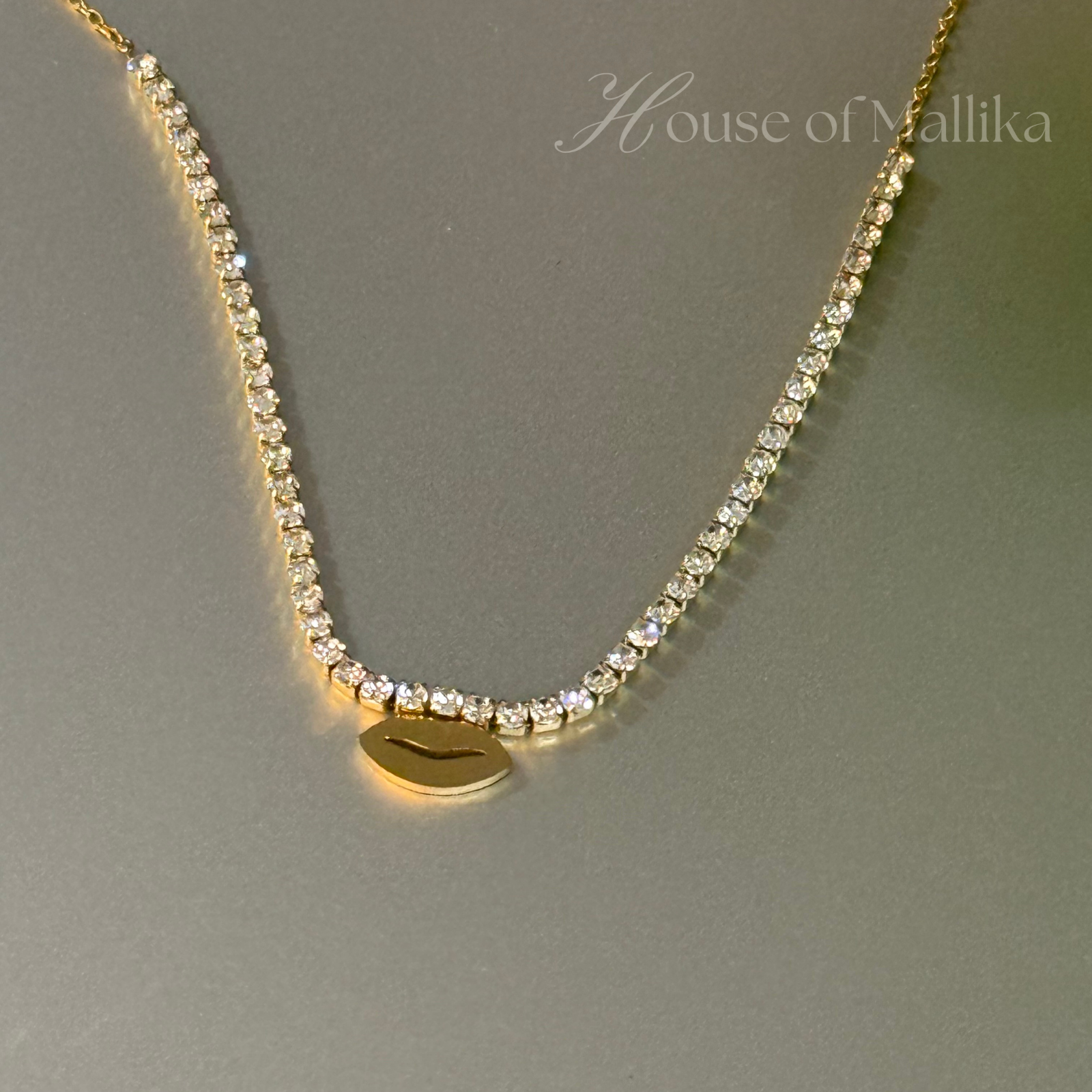 Lip Whisper Necklace - 18k Gold Plated