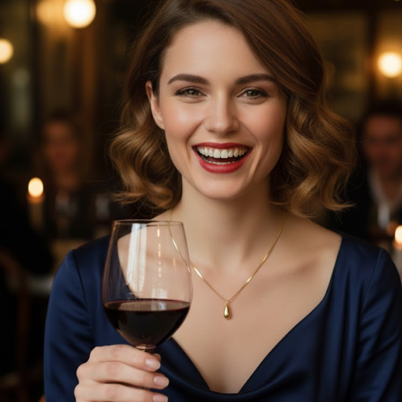 Aurora Drop Necklace - 18k Gold Plated