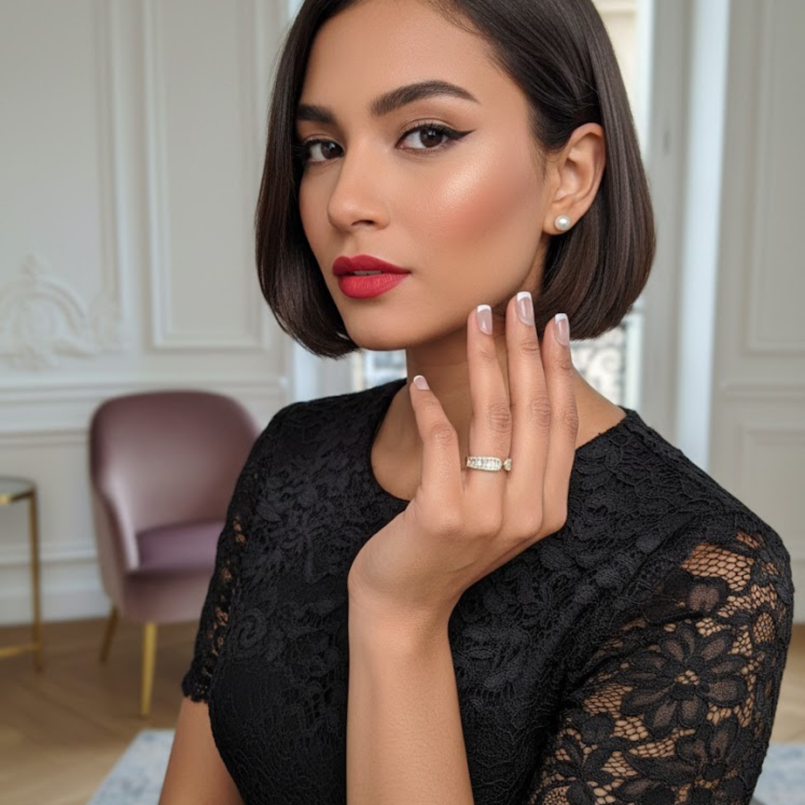 Shimmer Loop Ring - 18k Gold Plated