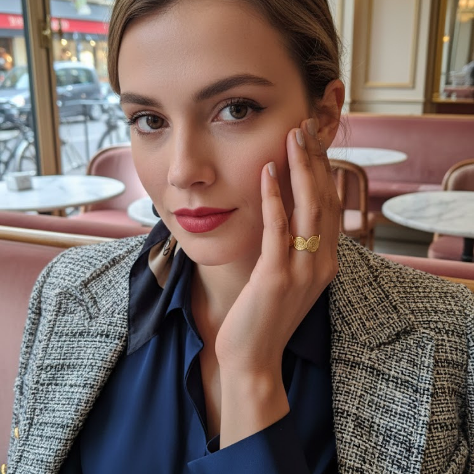 Serene Swirl Ring - 18k Gold Plated