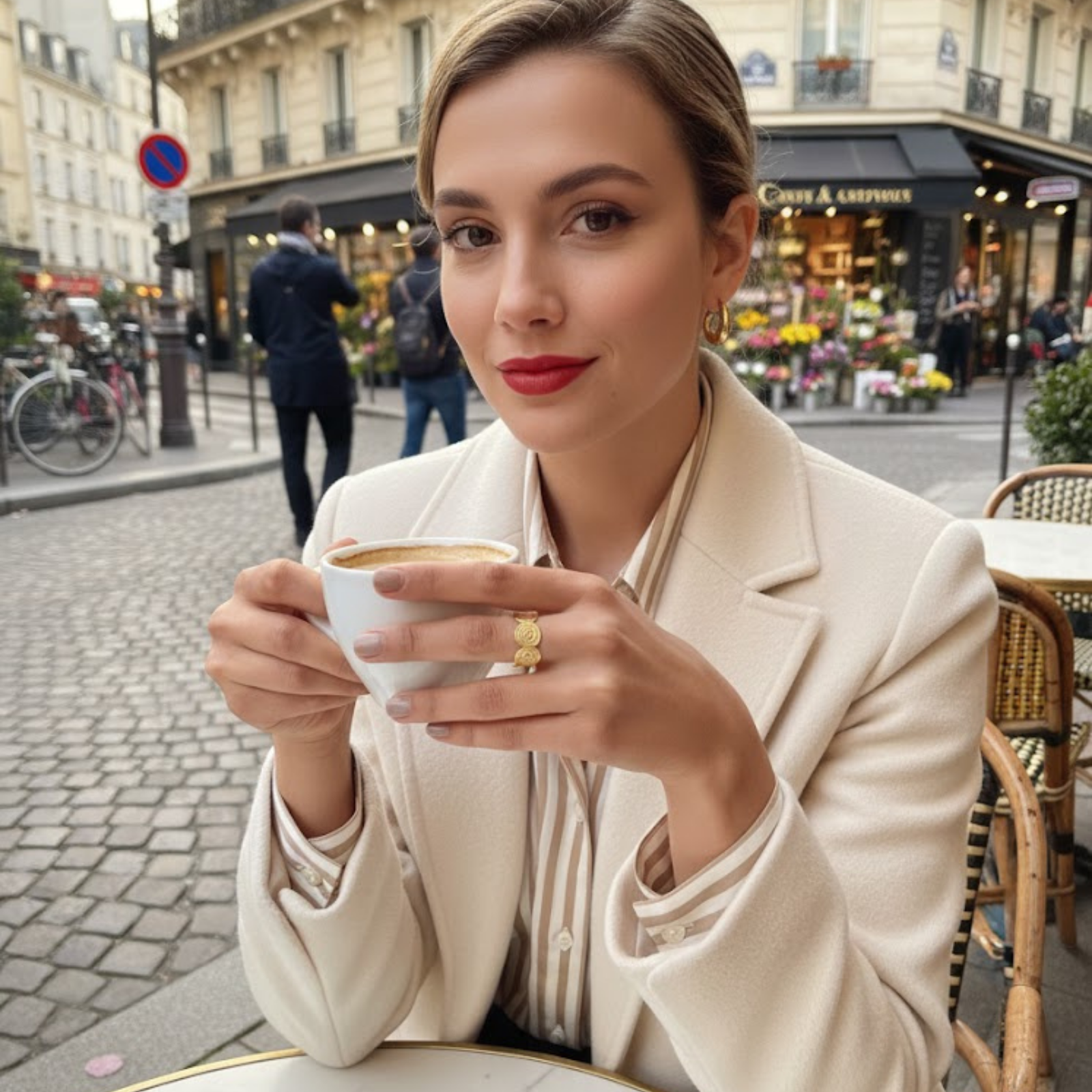 Serene Swirl Ring - 18k Gold Plated