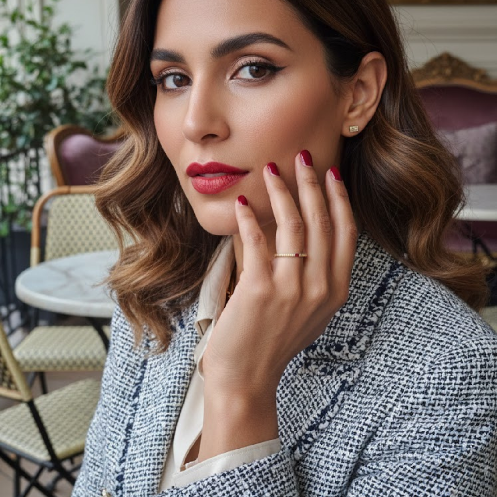 Pink Zircon Ring - 18k Gold Plated