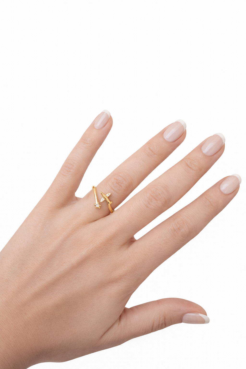 Skybound Star Ring - 18k Gold Plated