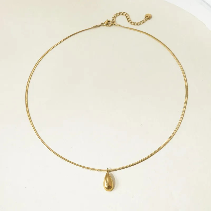 Aurora Drop Necklace - 18k Gold Plated