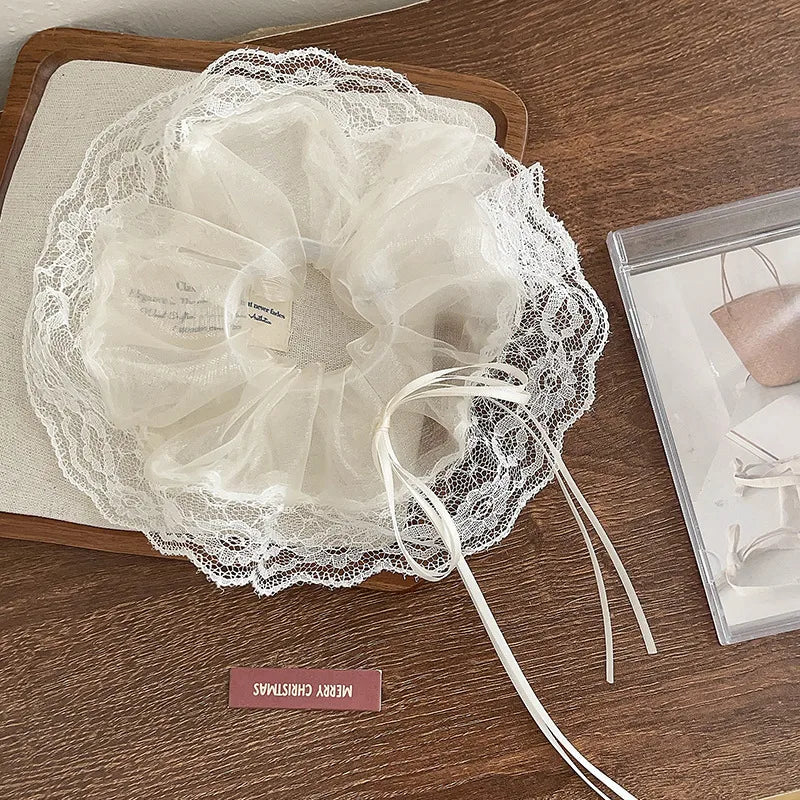 Soft Romance Lace Scrunchie