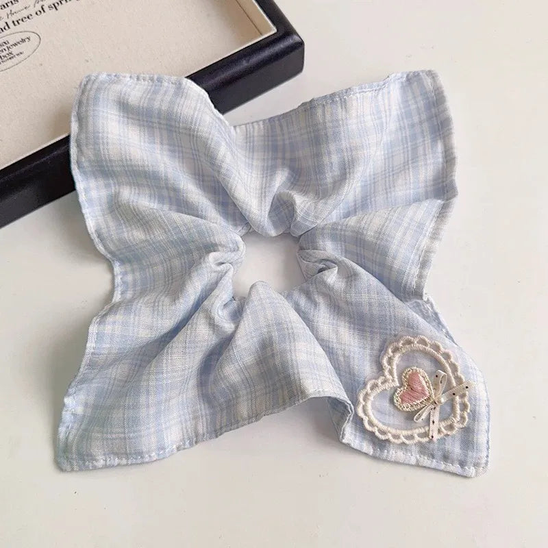 Soft Sky Charm Hair Tie
