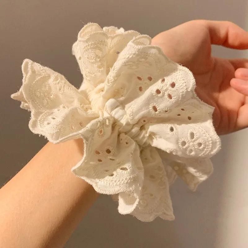 Vintage Lace Cloud Scrunchie
