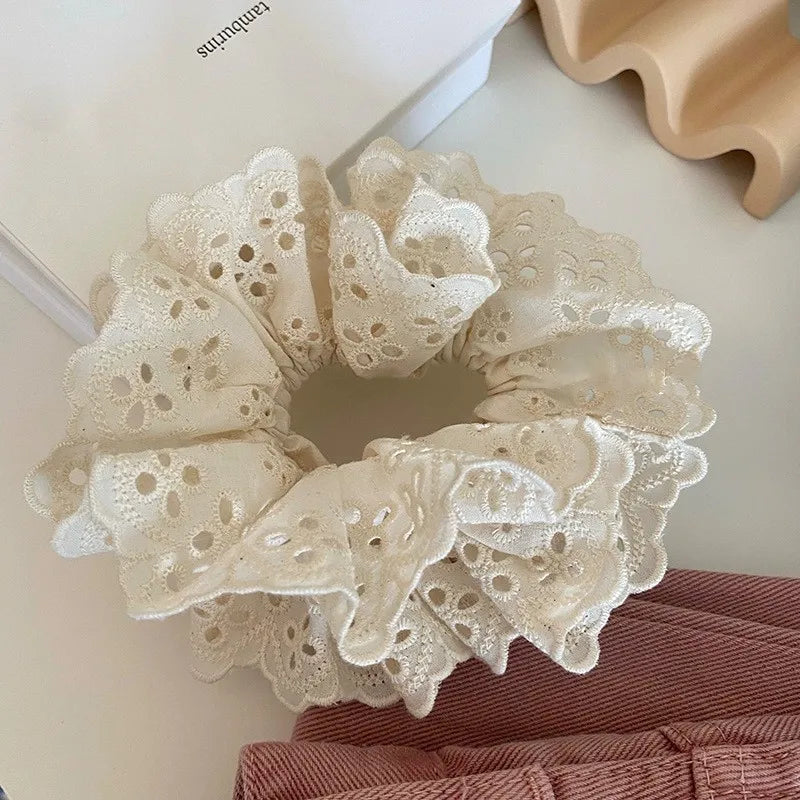 Vintage Lace Cloud Scrunchie