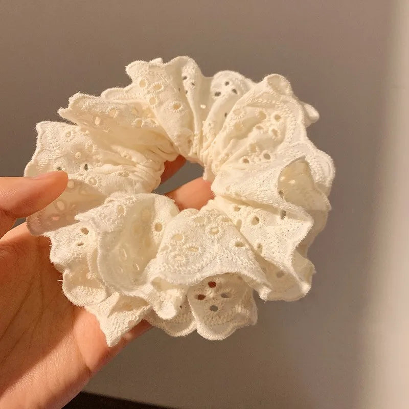 Vintage Lace Cloud Scrunchie