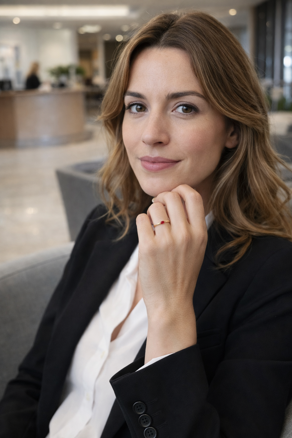 Pink Zircon Ring - 18k Gold Plated