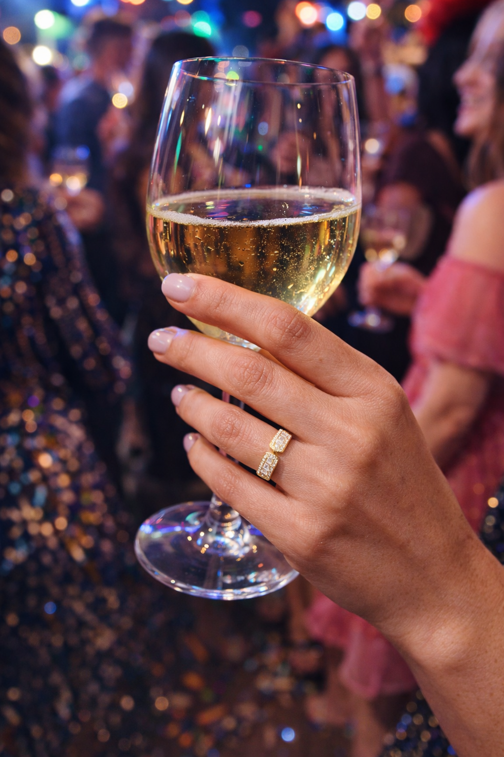 Shimmer Loop Ring - 18k Gold Plated