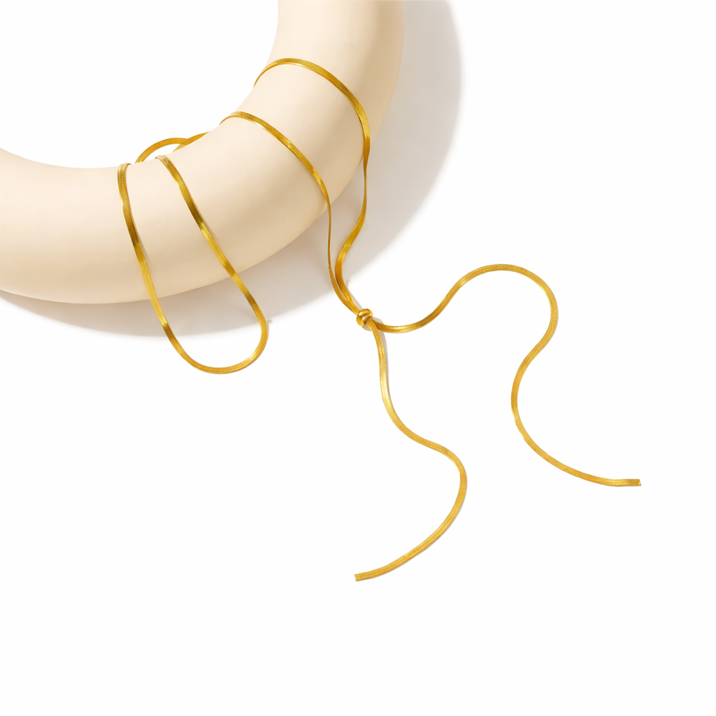 Golden Poise Necklace - 18k Gold Plated