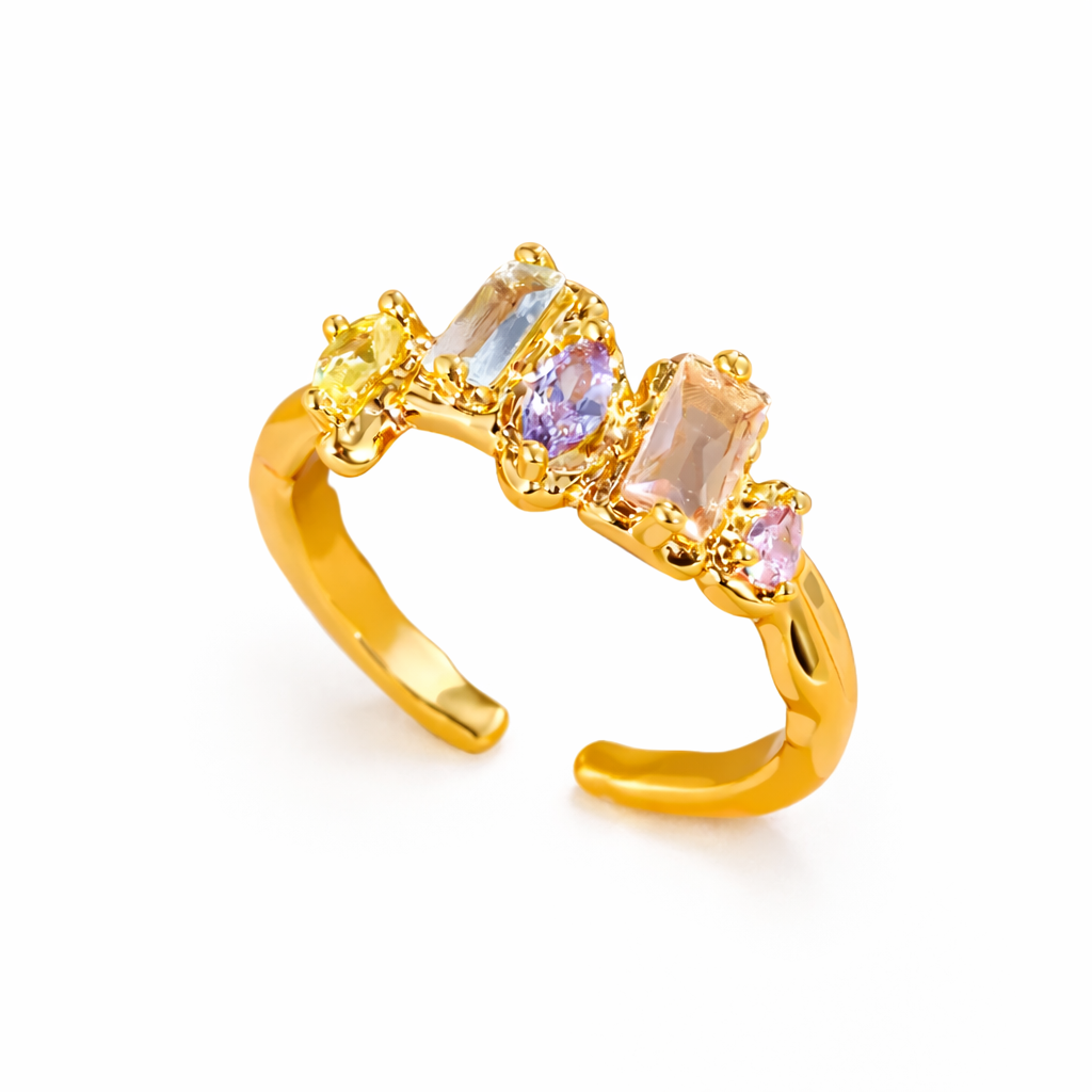 Fairy Zircon Glow Ring - 18k Gold Plated