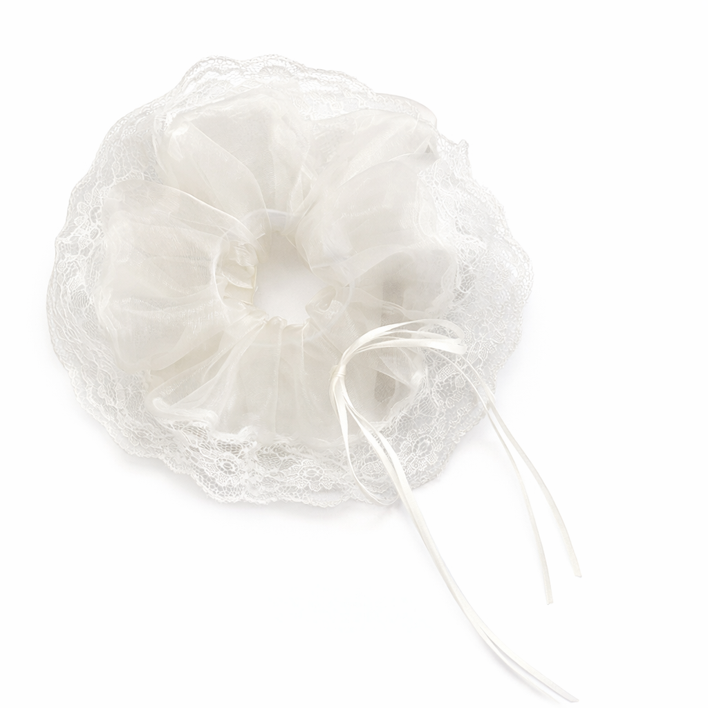 Soft Romance Lace Scrunchie