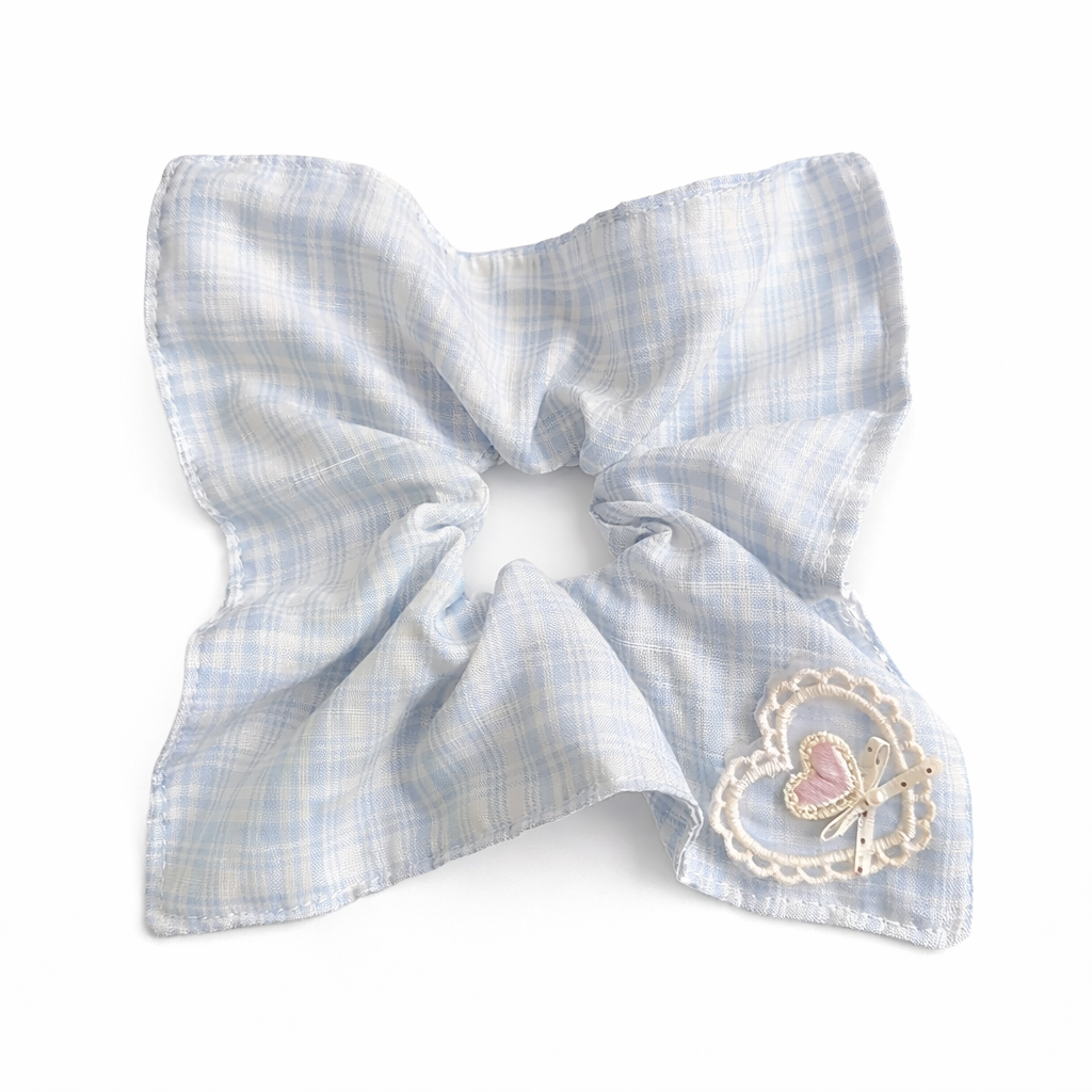 Soft Sky Charm Hair Tie