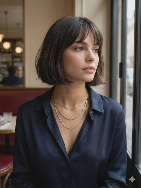 Élan Layered Necklace - 18k Gold Plated