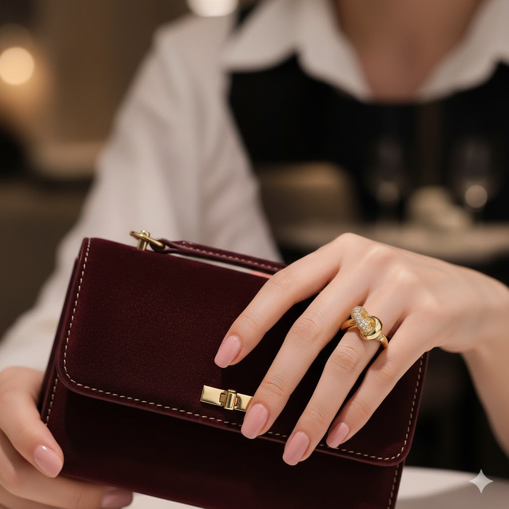 Eternal Knot Ring - 18K Gold Plated